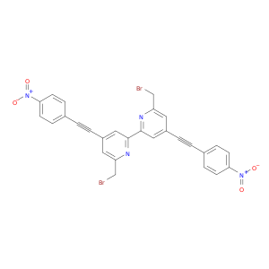 2,2'-Bipyridine, 6,6'-bis(bromomethyl)-4,4'-bis[2-(4-nitrophenyl)ethynyl]-