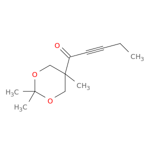 2-Pentyn-1-one, 1-(2,2,5-trimethyl-1,3-dioxan-5-yl)-