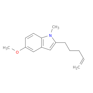 1H-Indole, 5-methoxy-1-methyl-2-(4-pentenyl)-