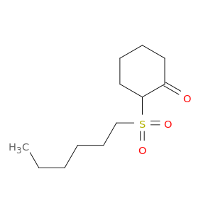 Cyclohexanone, 2-(hexylsulfonyl)-