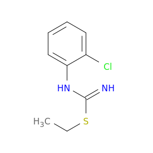 Carbamimidothioic acid, (2-chlorophenyl)-, ethyl ester