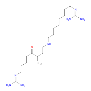 2-[8-[[8-(diaminomethylideneamino)-3-methyl-4-oxo-octyl]amino]octyl]guanidine