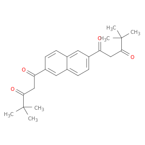 1,3-Pentanedione, 1,1'-(2,6-naphthalenediyl)bis[4,4-dimethyl-