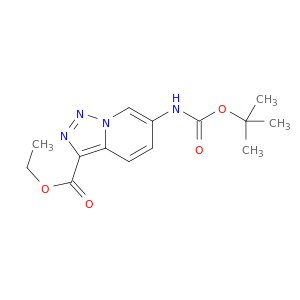 乙基 6-((叔-丁氧羰基)氨基)-[1,2,3]三唑并[1,5-a]吡啶-3-甲酸基酯