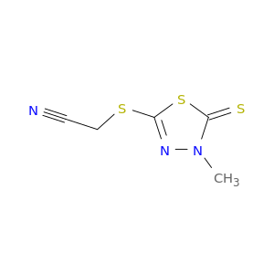 Acetonitrile, [(4,5-dihydro-4-methyl-5-thioxo-1,3,4-thiadiazol-2-yl)thio]-