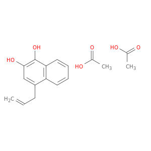 1,2-Naphthalenediol, 4-(2-propenyl)-, diacetate